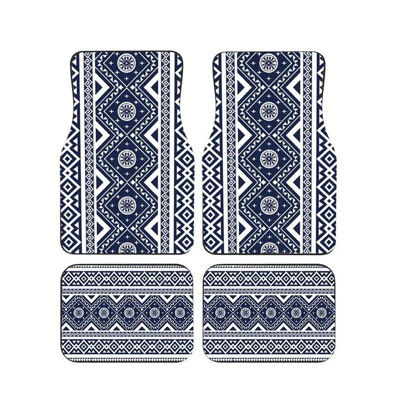 Tribal Aztec Navy Blue Car Floor Mats 4pcs Waterproof Washable Carpets For All Vehicles
Tribal Aztec Navy Blue Car Floor Mats 4pcs Waterproof Washable Carpets For All Vehicles