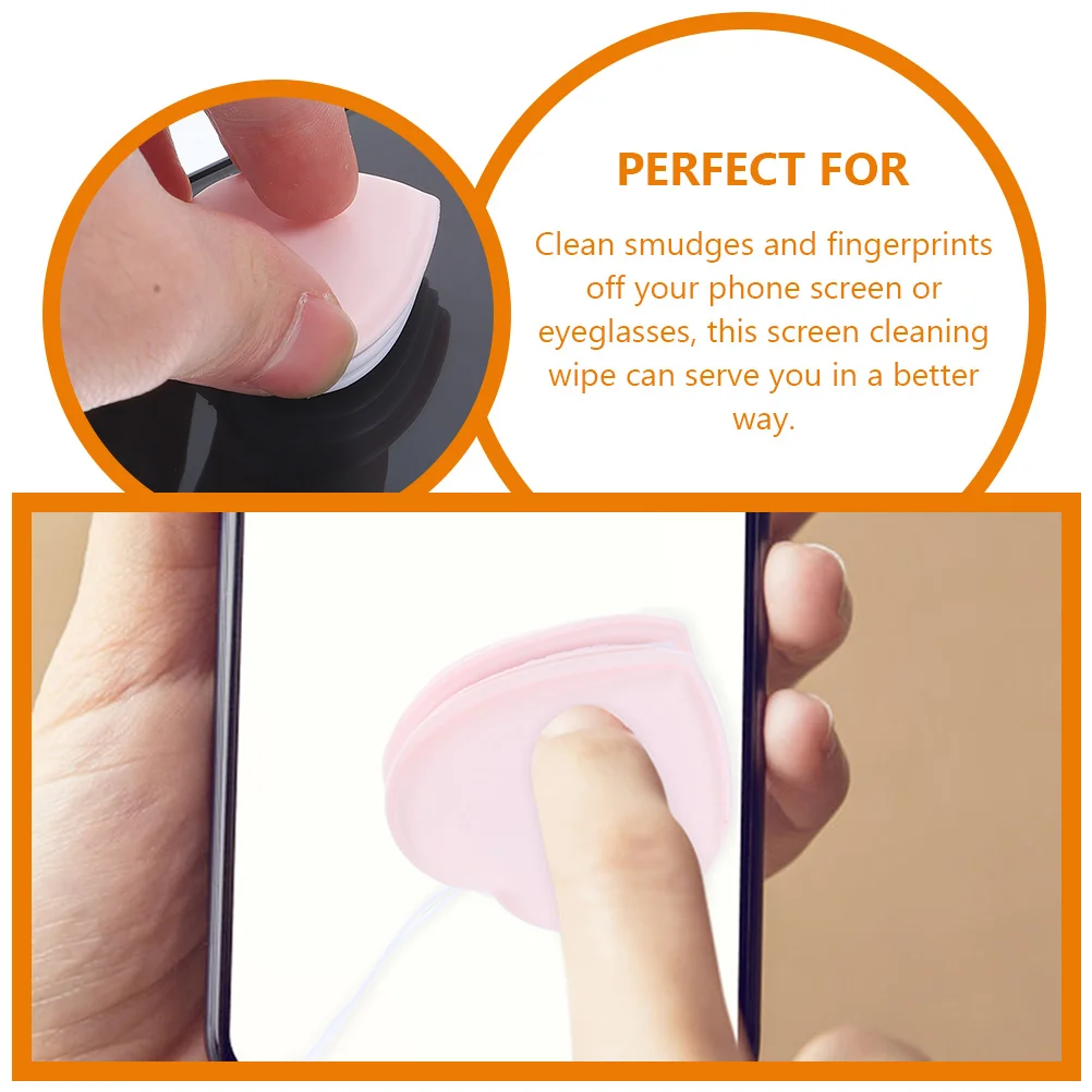 Phone Screen Cleaner Wipes Pink Heart Circle Lens Cleaning Tool Electronics Skincare Gadgets Camera Glass Cloth
Phone Screen Cleaner Wipes Pink Heart Circle Lens Cleaning Tool Electronics Skincare Gadgets Camera Glass Cloth