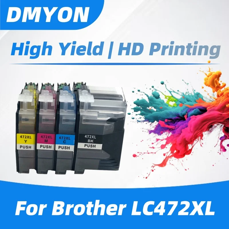 1 комплект LC472XL LC462XL 472, совместимый картридж с чернилами для принтера Brother MFC-J2340DW J2740DW J3540DW J3940DW
1 комплект LC472XL LC462XL 472, совместимый картридж с чернилами для принтера Brother MFC-J2340DW J2740DW J3540DW J3940DW