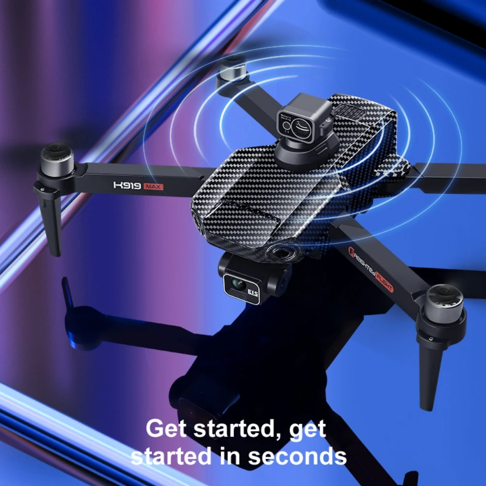 K919 MAX GPS Drone Professional 4K Camera 3-axis Gimbal Aerial Brushless Avoiding Obstacle With Large Screen RC Drone Quadcopter
K919 MAX GPS Drone Professional 4K Camera 3-axis Gimbal Aerial Brushless Avoiding Obstacle With Large Screen RC Drone Quadcopter