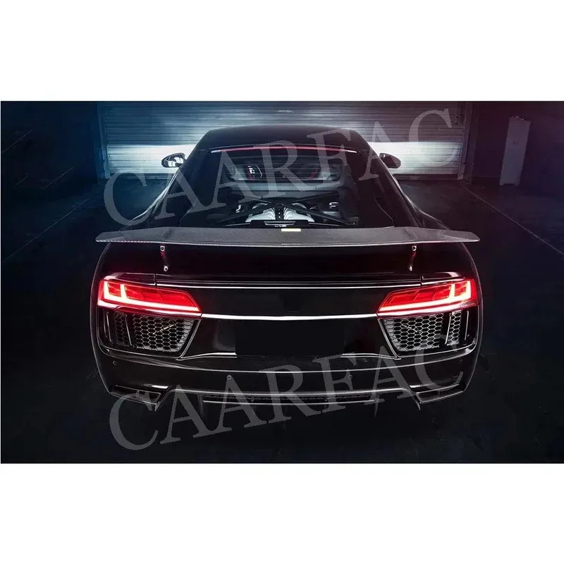 Unpainted Dry Carbon Fiber FRP Rear Trunk Lip Spoiler GT Wings for R8 V8 V10 2017-2020 Boot Racing Car Styling Accessory
Unpainted Dry Carbon Fiber FRP Rear Trunk Lip Spoiler GT Wings for R8 V8 V10 2017-2020 Boot Racing Car Styling Accessory