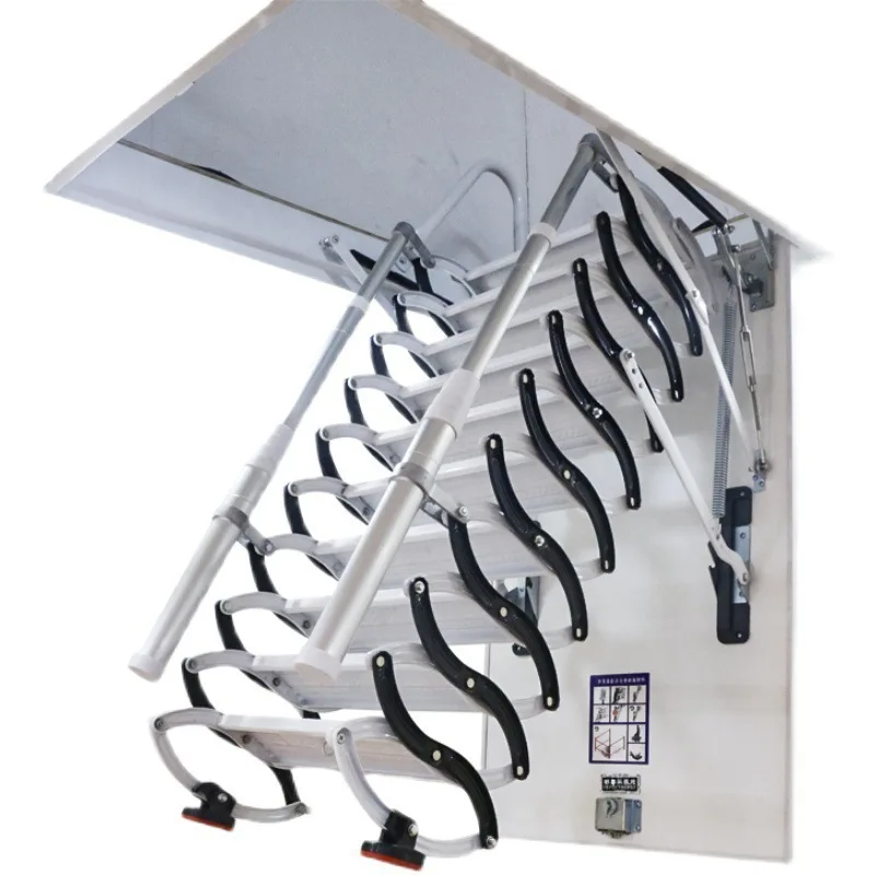 Folding thickened lifting electric loft telescopic stairs household shrinkage remote control duplex villa ladder automatic
Folding thickened lifting electric loft telescopic stairs household shrinkage remote control duplex villa ladder automatic
