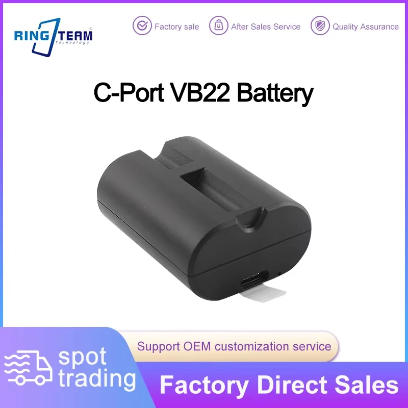 For Godox V480 Flash 7.2V 2200mAh USB-C Rechargeable VB22 Batt w/ Smart Protection Hi-Cap 650 Full-Pwr Flashes 1.7s Recycle
For Godox V480 Flash 7.2V 2200mAh USB-C Rechargeable VB22 Batt w/ Smart Protection Hi-Cap 650 Full-Pwr Flashes 1.7s Recycle