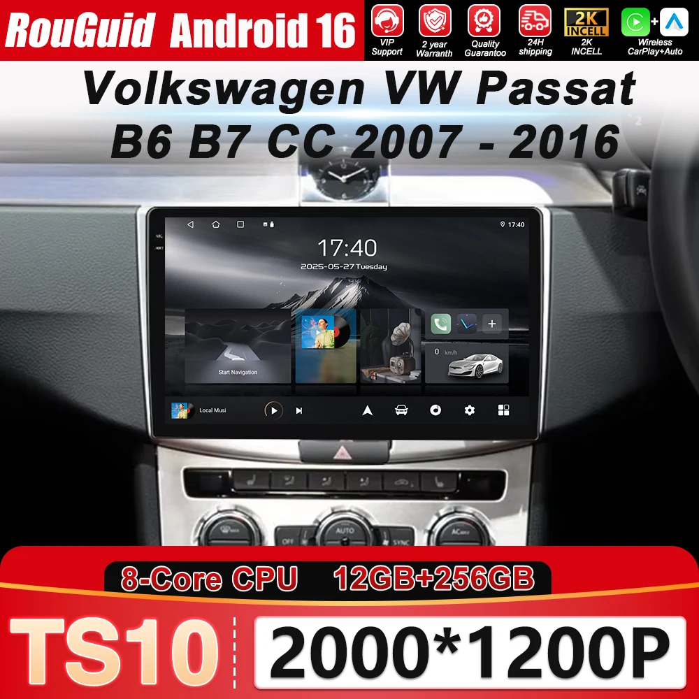 For Volkswagen Magotan CC 2010 - 2014 PASSAT B7 B6 2010 - 2015 Car Multimedia Player Navigation GPS Android Radio Video Player
For Volkswagen Magotan CC 2010 - 2014 PASSAT B7 B6 2010 - 2015 Car Multimedia Player Navigation GPS Android Radio Video Player