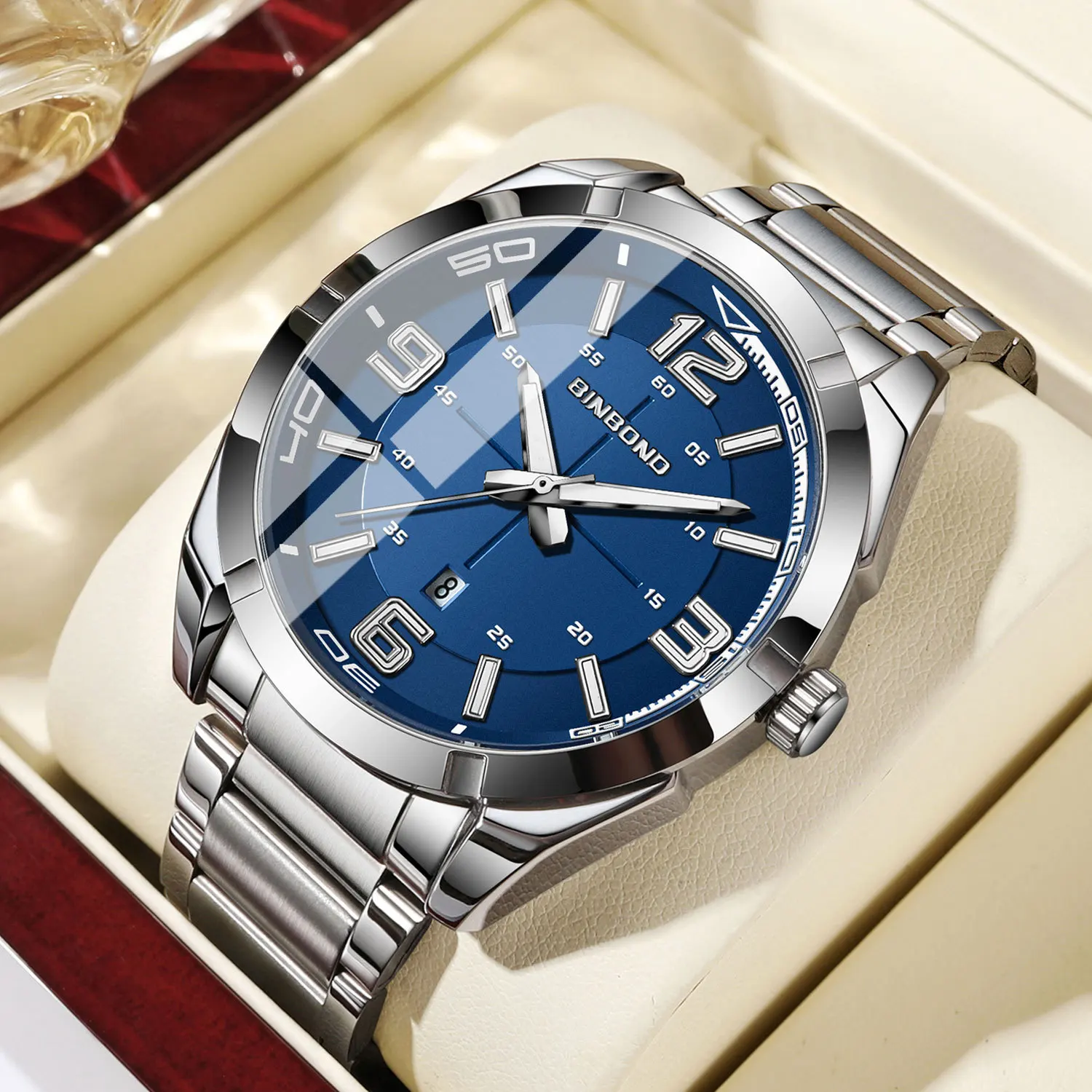 UTHAI Relogio Masculi Big Digital Fashion Business Waterproof Calendar Night Light Stainless Steel Quartz Men's Watch Men's Gift
UTHAI Relogio Masculi Big Digital Fashion Business Waterproof Calendar Night Light Stainless Steel Quartz Men's Watch Men's Gift