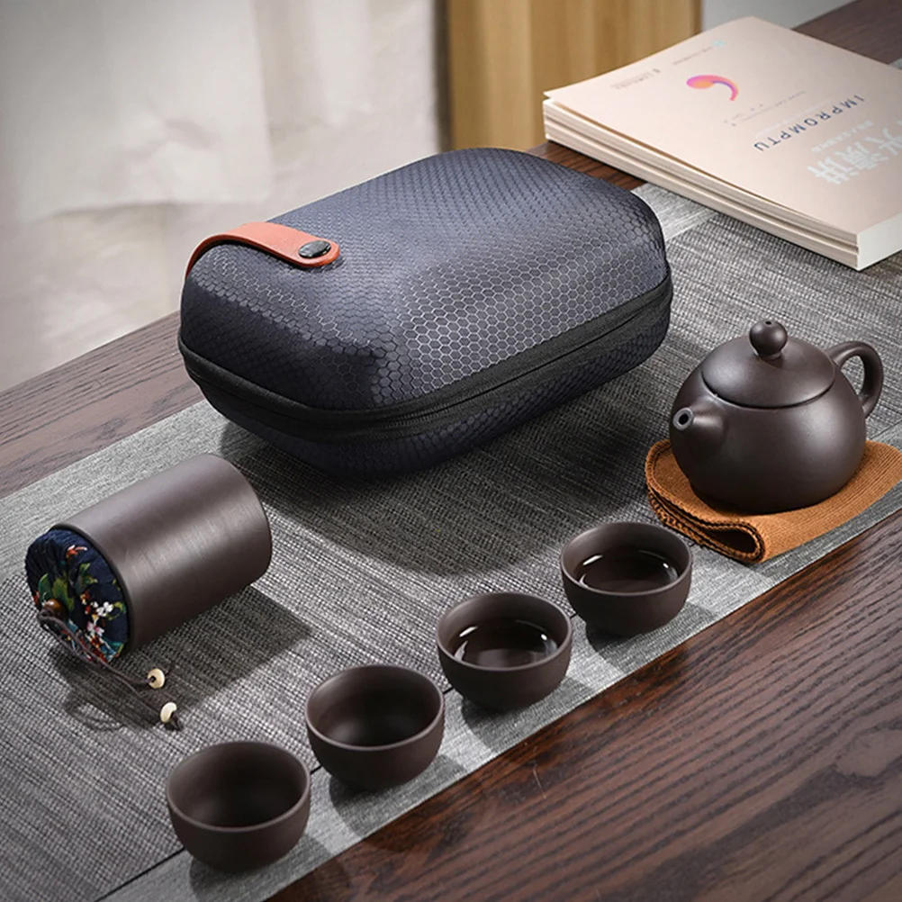 1Set Purple Clay Tea Set Premium Heat Resistant Teapot with Filter Liner Automatic Filtration Portable Design for Home Office
1Set Purple Clay Tea Set Premium Heat Resistant Teapot with Filter Liner Automatic Filtration Portable Design for Home Office