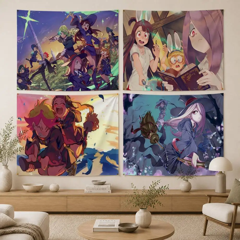 Akko Lotte Sucy Little Witch Academia Anime Flag Digital Printing Banner for Garage Wall Out Door Decoration
Akko Lotte Sucy Little Witch Academia Anime Flag Digital Printing Banner for Garage Wall Out Door Decoration