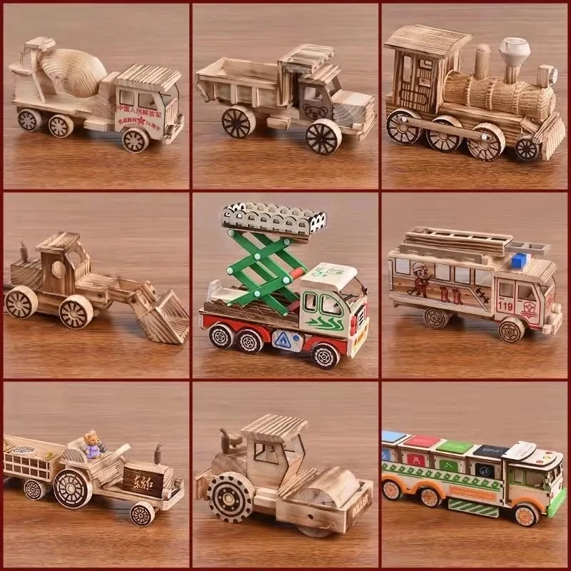 Wooden Model Ornaments Children's Fire-Fighting Car Excavator Bulldozer Children's Toys Craft Gifts Children's Room Accessories
Wooden Model Ornaments Children's Fire-Fighting Car Excavator Bulldozer Children's Toys Craft Gifts Children's Room Accessories