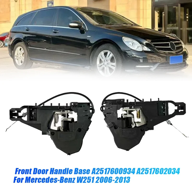 1Pair Car Front Door Handle Base A2517600934 A2517602034 For Mercedes-Benz W251 2006-2013 Exterior Door Carrier Handle Parts
1Pair Car Front Door Handle Base A2517600934 A2517602034 For Mercedes-Benz W251 2006-2013 Exterior Door Carrier Handle Parts