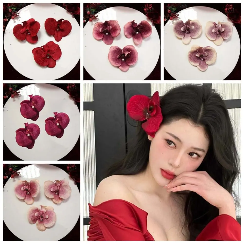 3pc/set Sweet Butterfly Orchid Hair Clip Pearl Cloth Bride Flower Side Clip Alloy Duckbill Clip Chinese Style Hairpin Wedding
3pc/set Sweet Butterfly Orchid Hair Clip Pearl Cloth Bride Flower Side Clip Alloy Duckbill Clip Chinese Style Hairpin Wedding