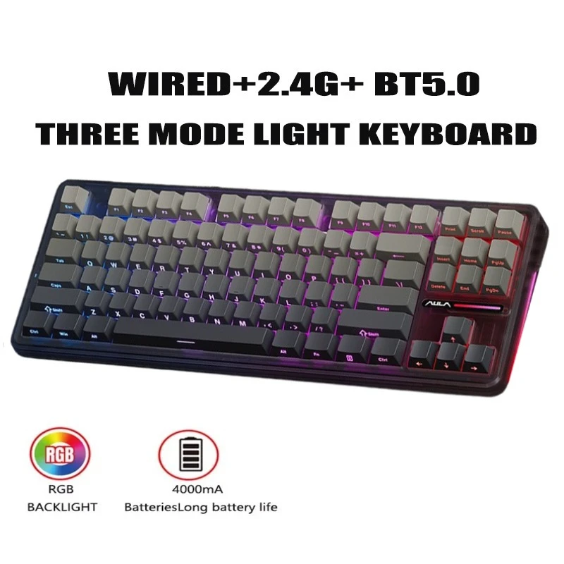 Wireless mechanical keyboard aula f87 2.4g bluetooh tastatur teclado mecanico gamer key board laptop teclado sem fio para tablet
Wireless mechanical keyboard aula f87 2.4g bluetooh tastatur teclado mecanico gamer key board laptop teclado sem fio para tablet