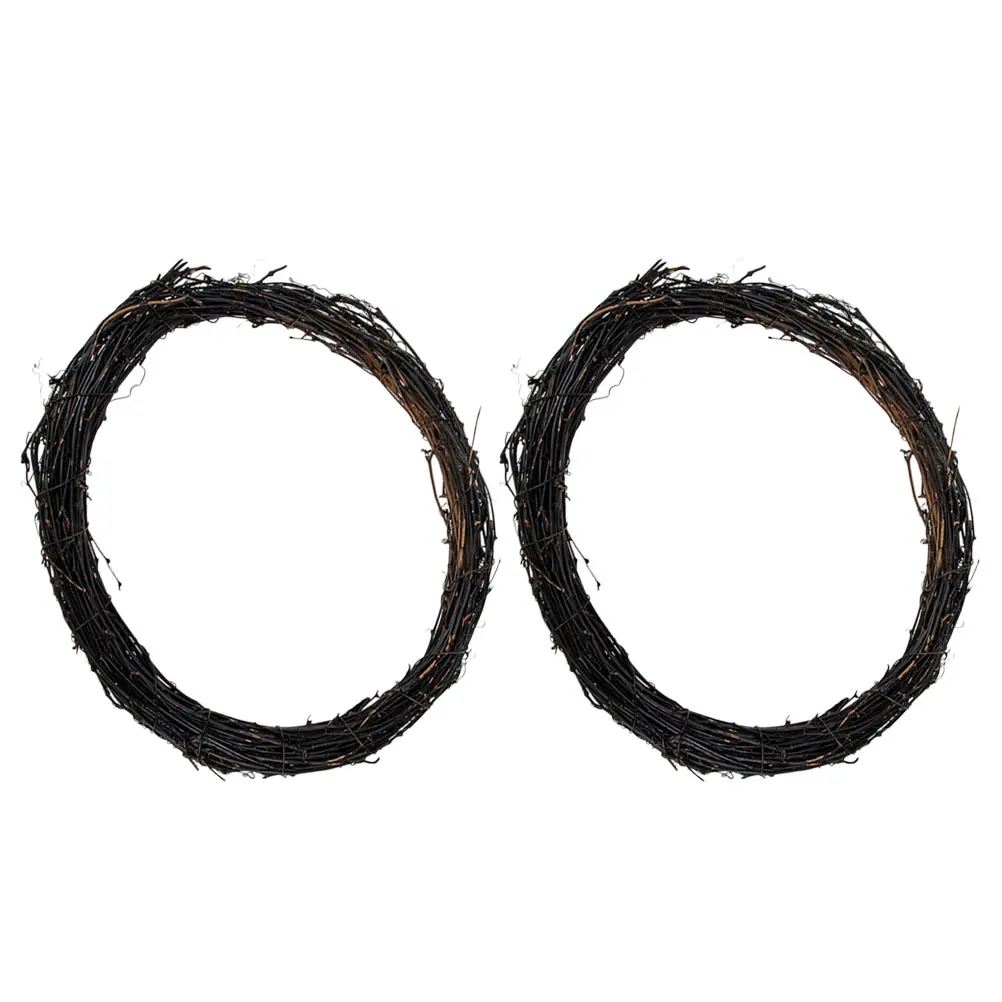 2Pcs Handmade Natural Rattan Vine Wreath Hoops Grapevine Rings for Halloween Christmas Party DIY Decoration
2Pcs Handmade Natural Rattan Vine Wreath Hoops Grapevine Rings for Halloween Christmas Party DIY Decoration