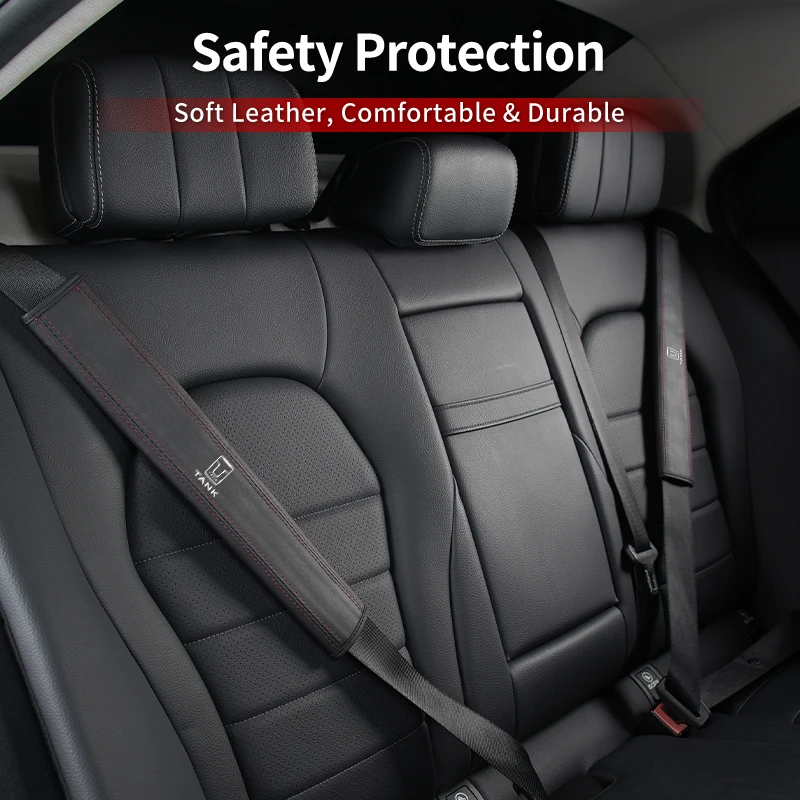 1Pc Leather Car Seat Belt Cushion Shoulder Pad Protective Cover For Great Wall GWM WEY TANK 300 500 tank300 700 800 Tank500XC90
1Pc Leather Car Seat Belt Cushion Shoulder Pad Protective Cover For Great Wall GWM WEY TANK 300 500 tank300 700 800 Tank500XC90