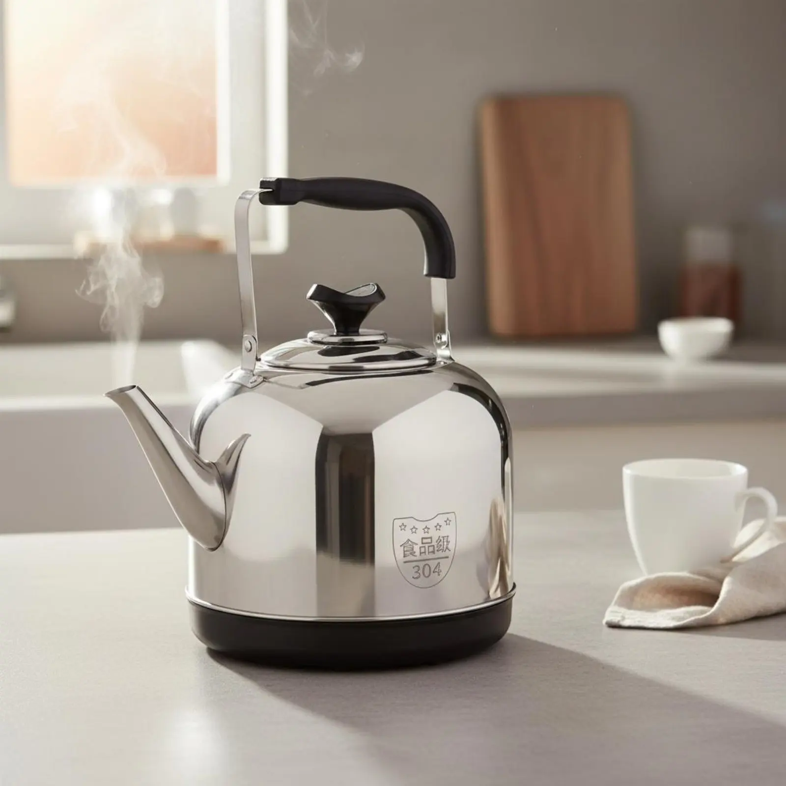 Stainless Steel Electric Kettle Easy to Clean Large Electric Kettle Hot Water Boiler Removable Lid Home Appliance
Stainless Steel Electric Kettle Easy to Clean Large Electric Kettle Hot Water Boiler Removable Lid Home Appliance