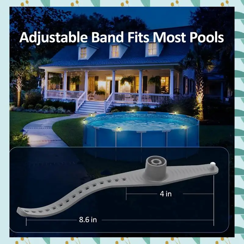 A71P 6-пакет солнечных светильников для бассейна в рамке надземных бассейнов, аксессуары для украшения забора для открытого бассейна, водонепроницаемые
A71P 6-пакет солнечных светильников для бассейна в рамке надземных бассейнов, аксессуары для украшения забора для открытого бассейна, водонепроницаемые