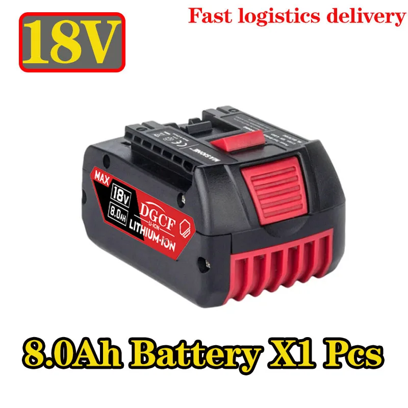 18V Battery 8Ah for Bosch Electric Drill 18V Rechargeable Li-ion Battery BAT609, BAT609G, BAT618, BAT618G, BAT614 + 1Charger
18V Battery 8Ah for Bosch Electric Drill 18V Rechargeable Li-ion Battery BAT609, BAT609G, BAT618, BAT618G, BAT614 + 1Charger