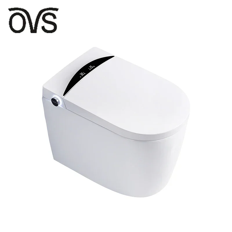 OVS Sanitary Wares Автоматическое биде Цельный туалет Современная ванная комната Керамический туалет Интеллектуальный умный туалет с дистанционным управлением
OVS Sanitary Wares Автоматическое биде Цельный туалет Современная ванная комната Керамический туалет Интеллектуальный умный туалет с дистанционным управлением