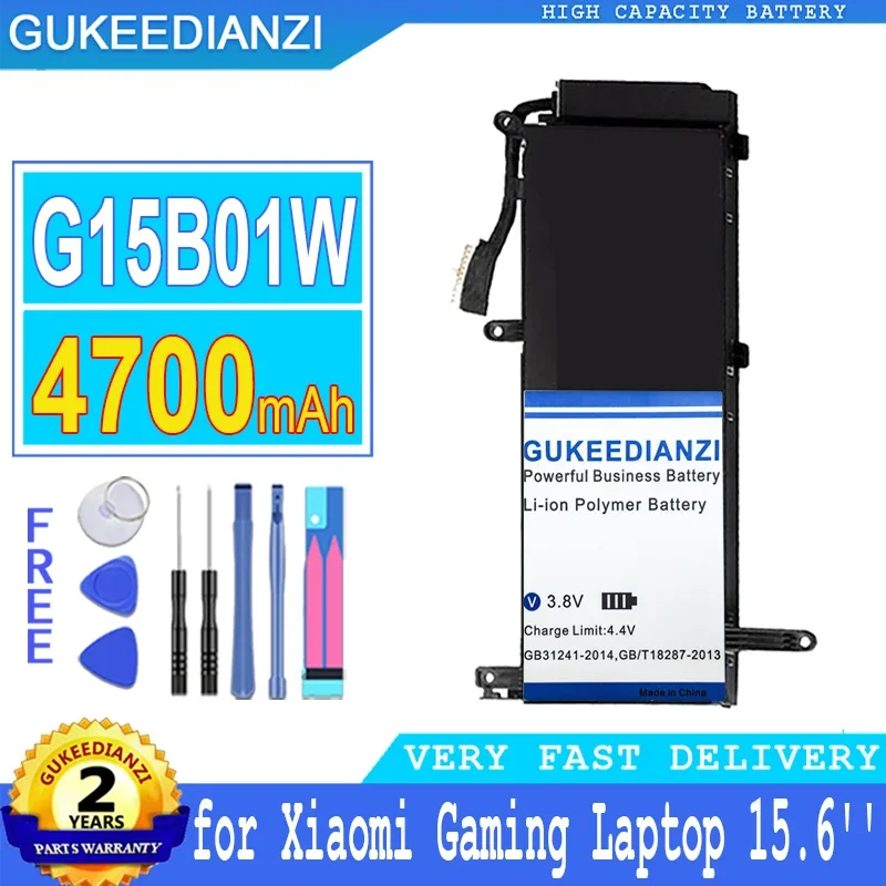 Аккумулятор GUKEEDIANZI 4700 мАч для игрового ноутбука Xiaomi 15,6 дюйма, I5 7300HQ GTX1050 GTX1060 1050Ti/1060, аккумулятор большой мощности
Аккумулятор GUKEEDIANZI 4700 мАч для игрового ноутбука Xiaomi 15,6 дюйма, I5 7300HQ GTX1050 GTX1060 1050Ti/1060, аккумулятор большой мощности