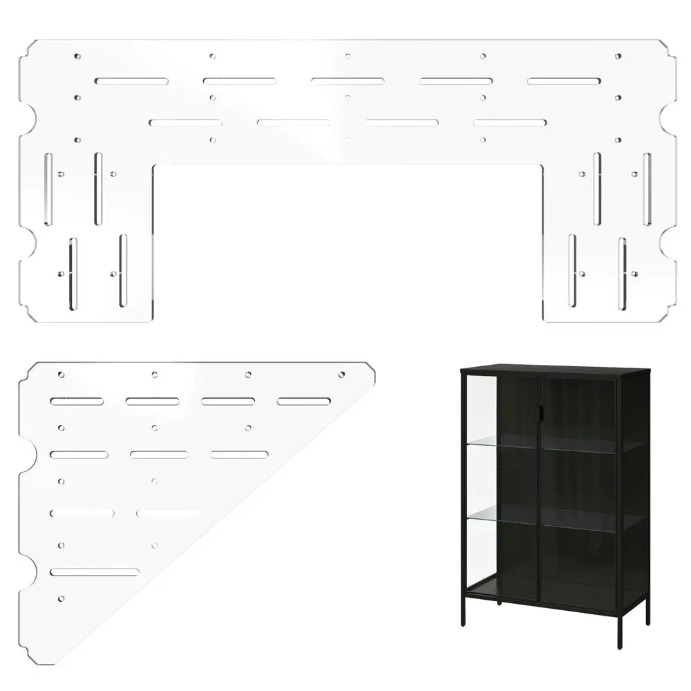 Acrylic Shelf Compatible with Rudsta Wide Cabinet 8mm Thick, Clear Acrylic Shelf Fit for Wide Rudsta Short Glass Cabinet, Green
Acrylic Shelf Compatible with Rudsta Wide Cabinet 8mm Thick, Clear Acrylic Shelf Fit for Wide Rudsta Short Glass Cabinet, Green