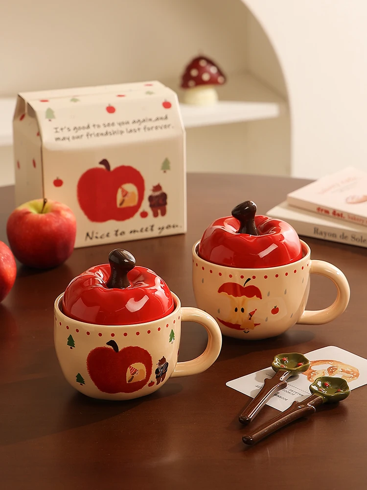 High Aesthetic Value aped Cerc Mugs with Lid Spoon for Office Coffee Drinking Best Friend Birthday Gift Couple Cups
High Aesthetic Value aped Cerc Mugs with Lid Spoon for Office Coffee Drinking Best Friend Birthday Gift Couple Cups