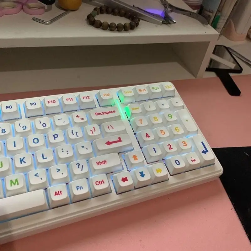 652F 113 Клавиши XDA Profile Rainbow Color большие шрифты клавиш идеально для механических клавиатур PBT
652F 113 Клавиши XDA Profile Rainbow Color большие шрифты клавиш идеально для механических клавиатур PBT