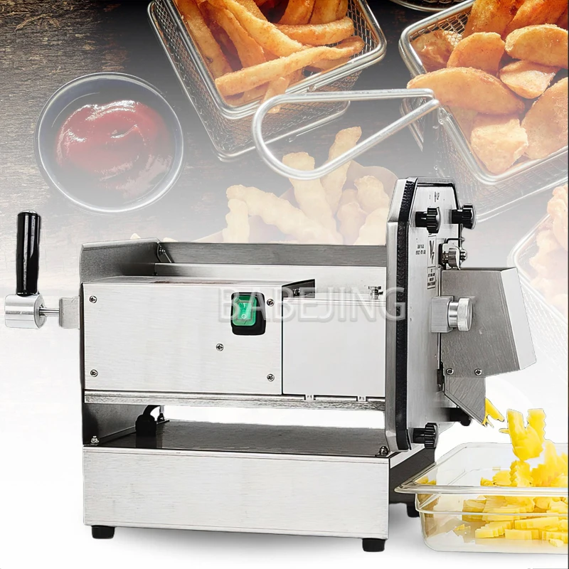 Wolf Teeth Commercial Stainless Steel Potato Machine Electric Fully Automatic Wave Fry Cutter for Vegetables
Wolf Teeth Commercial Stainless Steel Potato Machine Electric Fully Automatic Wave Fry Cutter for Vegetables