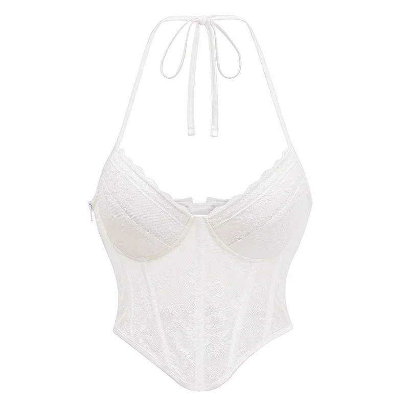 Sexy Lace Strap Crop Tops For Women Fashion Sleeveless Corset Bustier Party Top Summer Bralette Short Camisole
Sexy Lace Strap Crop Tops For Women Fashion Sleeveless Corset Bustier Party Top Summer Bralette Short Camisole