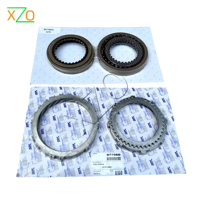 62TE Transmission Gearbox Clutch Rebuild Friction Plates Steel Kit For Chrysler Dodge
62TE Transmission Gearbox Clutch Rebuild Friction Plates Steel Kit For Chrysler Dodge