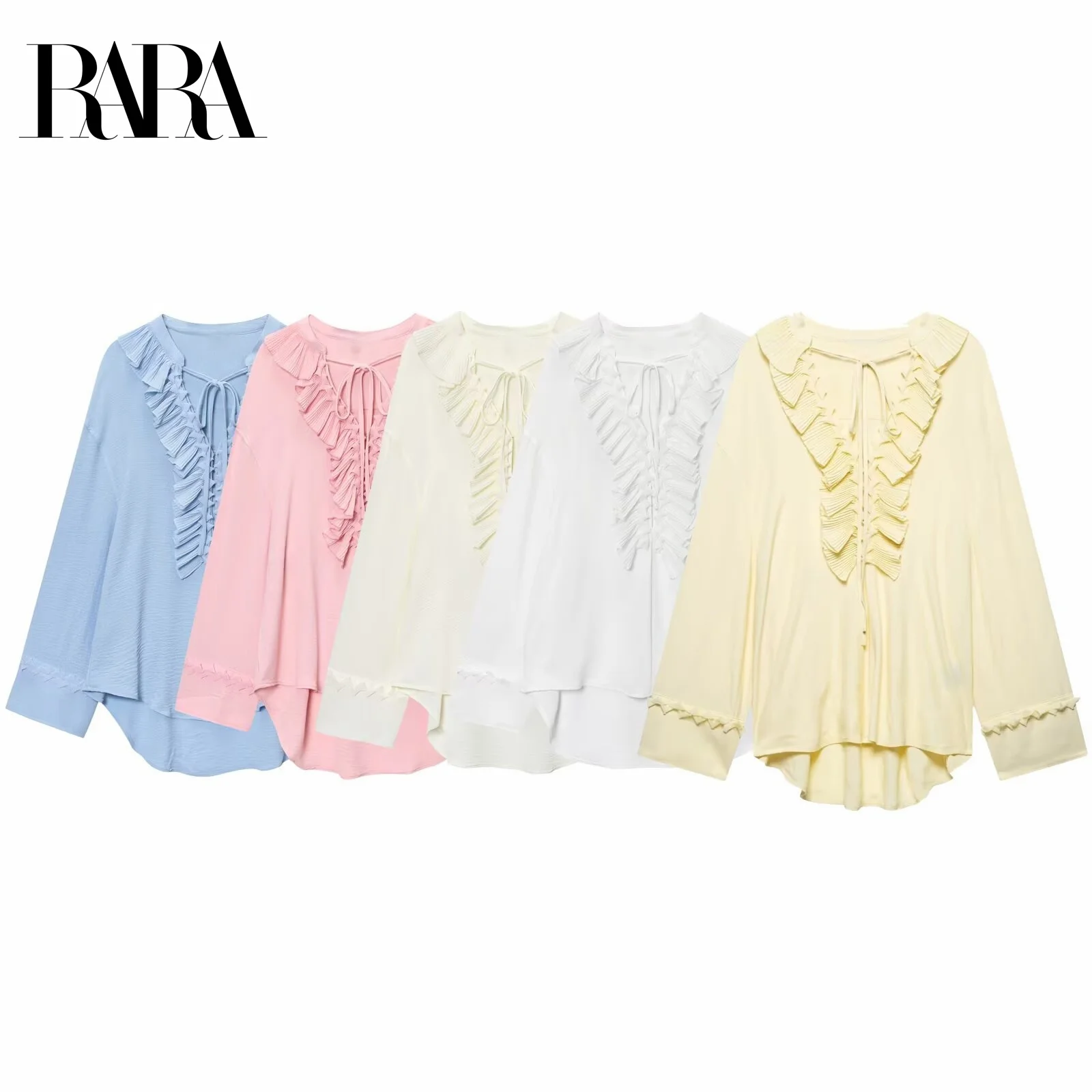RARA2025 женские весенне-летние новые французские нишевые дизайнерские модные и универсальные нежные топы и рубашки с рюшами
RARA2025 женские весенне-летние новые французские нишевые дизайнерские модные и универсальные нежные топы и рубашки с рюшами
