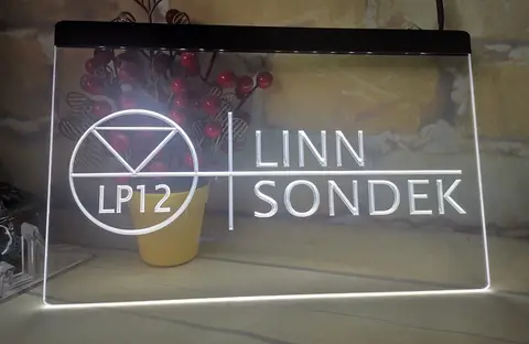 linn sondek LP12 Display Nuovo insegna luminosa al neon vintage decorazioni per la casa artigianali
