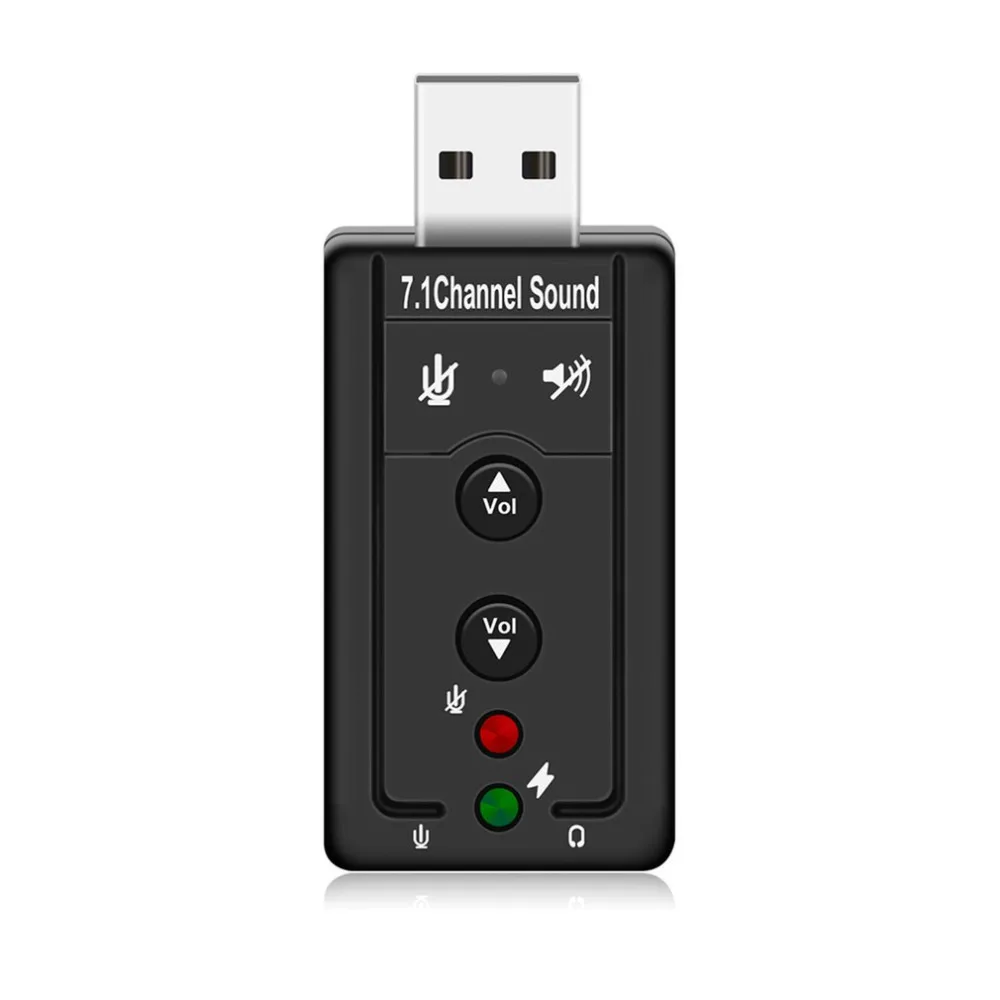 USB Hubs USB 2.0 External Sound Card 7.1CH Audio Mini Adapter Button Control 3.5mm Earphone MIC Interface Computer Components
USB Hubs USB 2.0 External Sound Card 7.1CH Audio Mini Adapter Button Control 3.5mm Earphone MIC Interface Computer Components