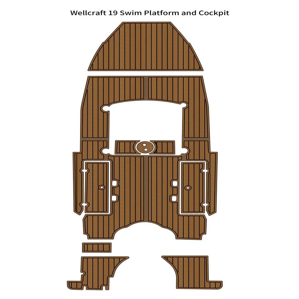 Wellcraft 19 Swim Platform Cockpit Mat Boat EVA Faux Foam Teak Deck Flooring Pad Backing Self Adhesive SeaDek Gatorstep Style
Wellcraft 19 Swim Platform Cockpit Mat Boat EVA Faux Foam Teak Deck Flooring Pad Backing Self Adhesive SeaDek Gatorstep Style