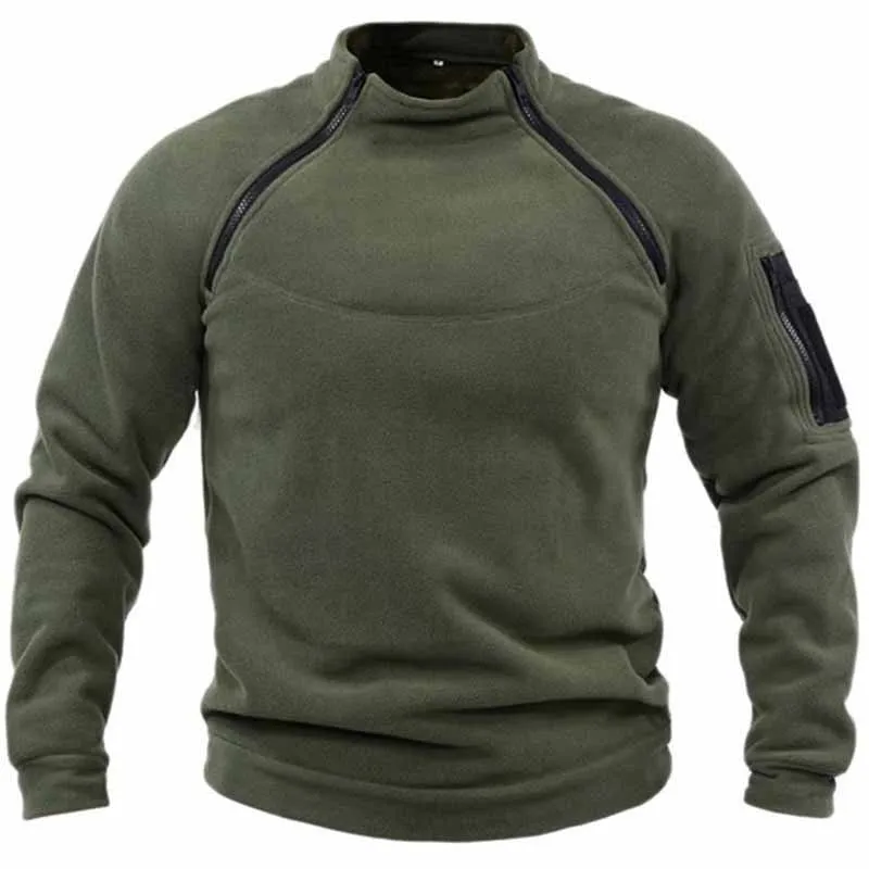 Mens Military Sweatshirt Autumn Winter Fleece Zipper Pullover Gym Sport Tops Male Camping Fishing Climbing Army Tactical Top
Mens Military Sweatshirt Autumn Winter Fleece Zipper Pullover Gym Sport Tops Male Camping Fishing Climbing Army Tactical Top