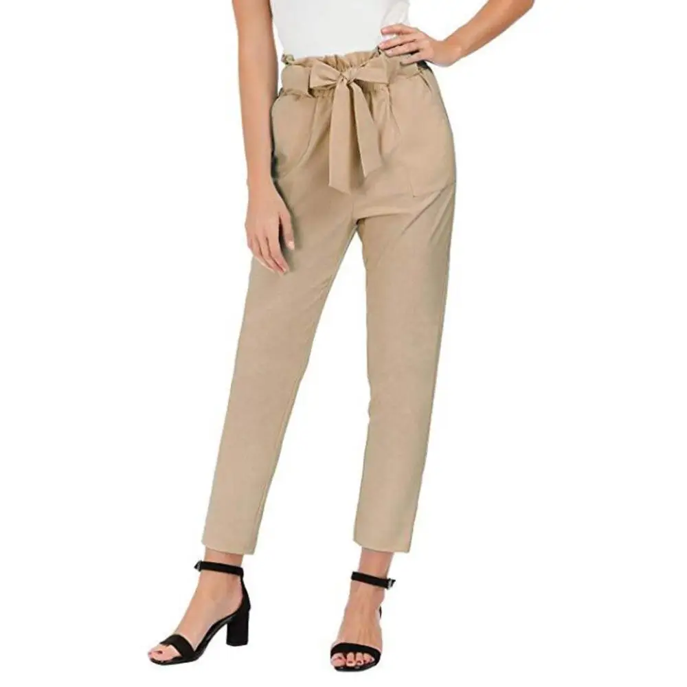 High Waist Pleated Belt Casual Nine-Piece Pants for Women Spring Summer Commute Style Natural Waist Tapered Leg
High Waist Pleated Belt Casual Nine-Piece Pants for Women Spring Summer Commute Style Natural Waist Tapered Leg
