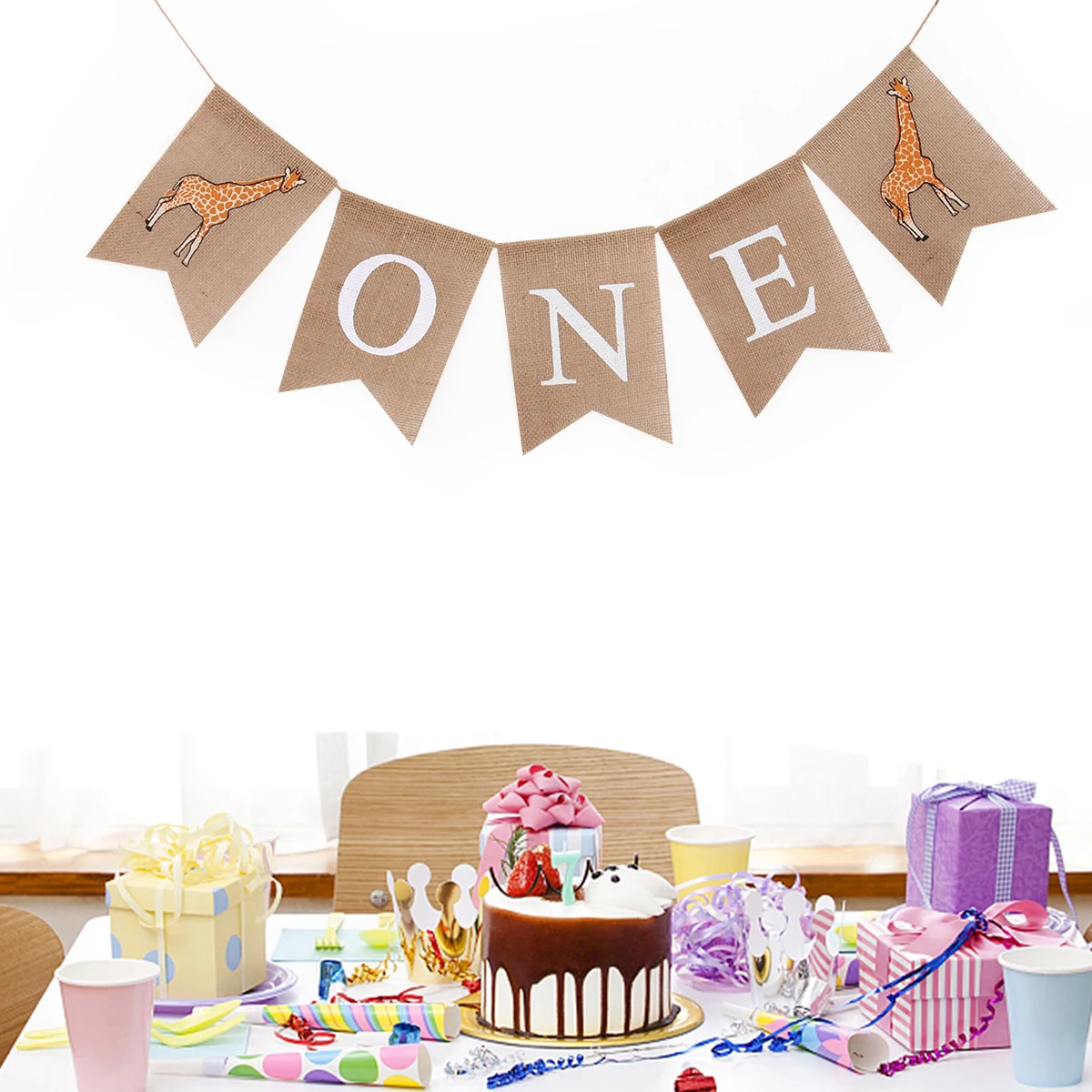 Linen Bunting Banner Baby Shower Decor Hanging Wall Bedroom Kids Party First Birthday Long Neck Giraffe Banner
Linen Bunting Banner Baby Shower Decor Hanging Wall Bedroom Kids Party First Birthday Long Neck Giraffe Banner