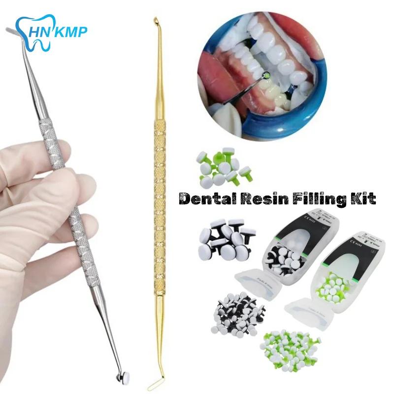Dental Resin Filling Kit Molding Tools Light Cure Resin Filling Spatula Mixing Handle And Foam Pads Kit Teeth Whitening Tool
Dental Resin Filling Kit Molding Tools Light Cure Resin Filling Spatula Mixing Handle And Foam Pads Kit Teeth Whitening Tool