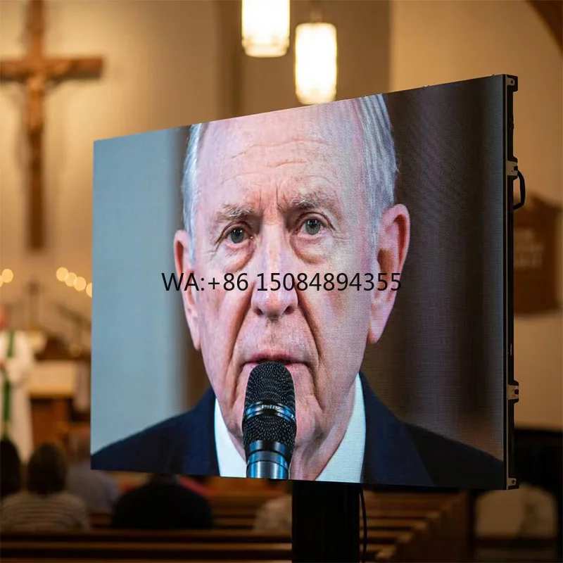 Professional Worship GOB LED Panel High Refresh Rate 8K HDR Seamless Splicing Indoor LED Video Wall P2.5/P2.0/P1.86/P1.53 Church
Professional Worship GOB LED Panel High Refresh Rate 8K HDR Seamless Splicing Indoor LED Video Wall P2.5/P2.0/P1.86/P1.53 Church
