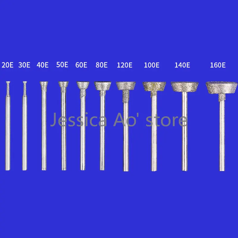 10pc 2-16mm E Diamond Grinding Head Marble Smoothing Polishing Jade Carving Tools Flattening Stone Peeling Emery Grinding Needle
10pc 2-16mm E Diamond Grinding Head Marble Smoothing Polishing Jade Carving Tools Flattening Stone Peeling Emery Grinding Needle