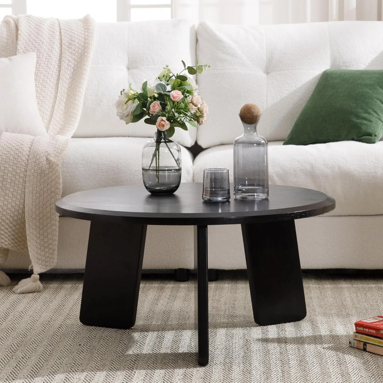 Modern Wood Coffee Table Small Desk Farmhouse Round Coffee Table Floor Table Couch Table
Modern Wood Coffee Table Small Desk Farmhouse Round Coffee Table Floor Table Couch Table