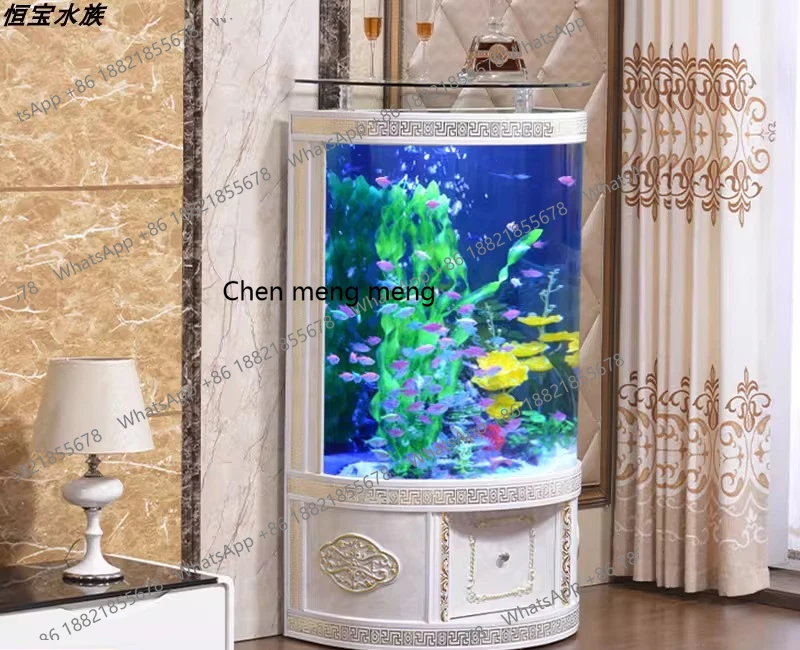 Living room household lazy water-free semi-circular medium and large small glass ecological fish tank aquarium cylindrical
Living room household lazy water-free semi-circular medium and large small glass ecological fish tank aquarium cylindrical