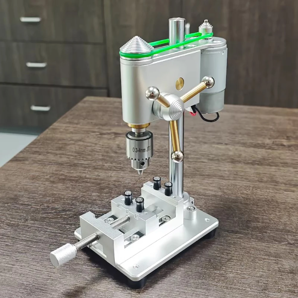 Микроэлектрическая настольная дрель для DIY и точных работ - компактный настольный сверлильный станок с тисками
Микроэлектрическая настольная дрель для DIY и точных работ - компактный настольный сверлильный станок с тисками