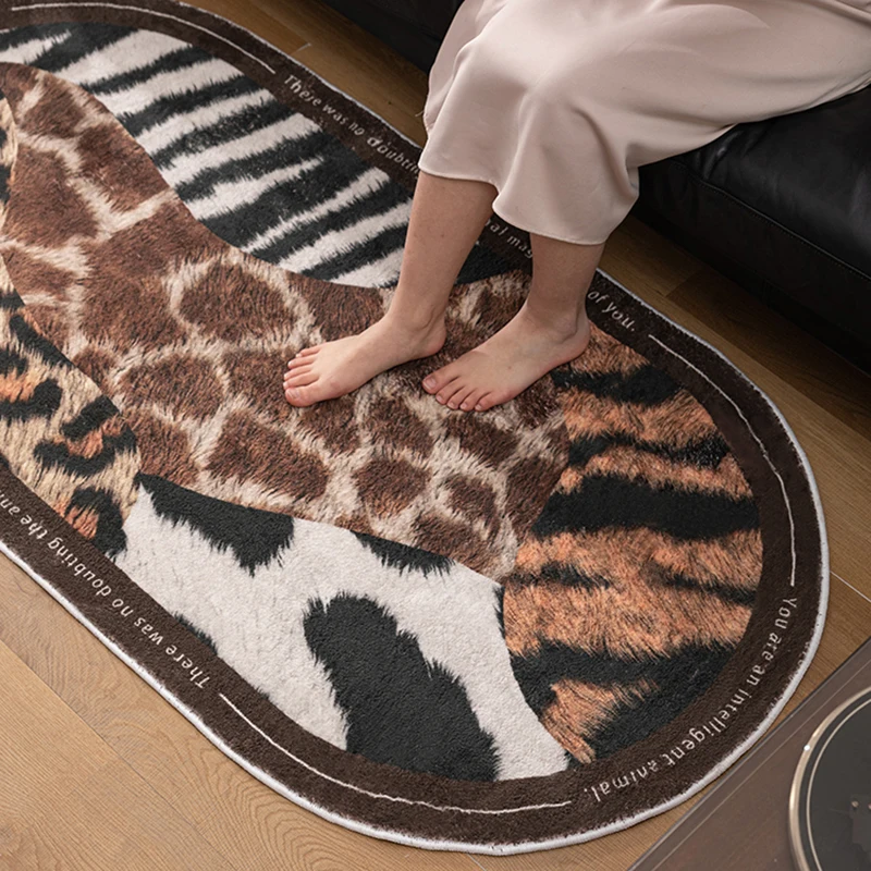 Luxury Imitation Animal Fur Living Room Carpet Large Area Modern High Art Stitching Design Bedroom Bedside Rugs Decoration Home
Luxury Imitation Animal Fur Living Room Carpet Large Area Modern High Art Stitching Design Bedroom Bedside Rugs Decoration Home