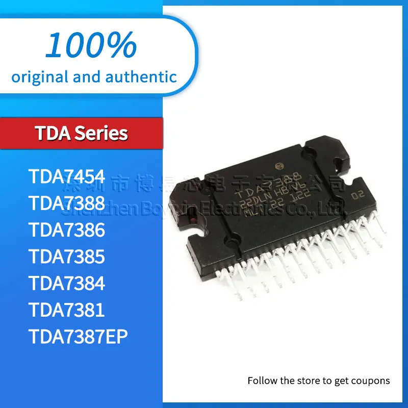TDA7454 TDA7388 TDA7386 TDA7385 TDA7384 TDA7381 TDA7387EP ZIP Black casing
TDA7454 TDA7388 TDA7386 TDA7385 TDA7384 TDA7381 TDA7387EP ZIP Black casing