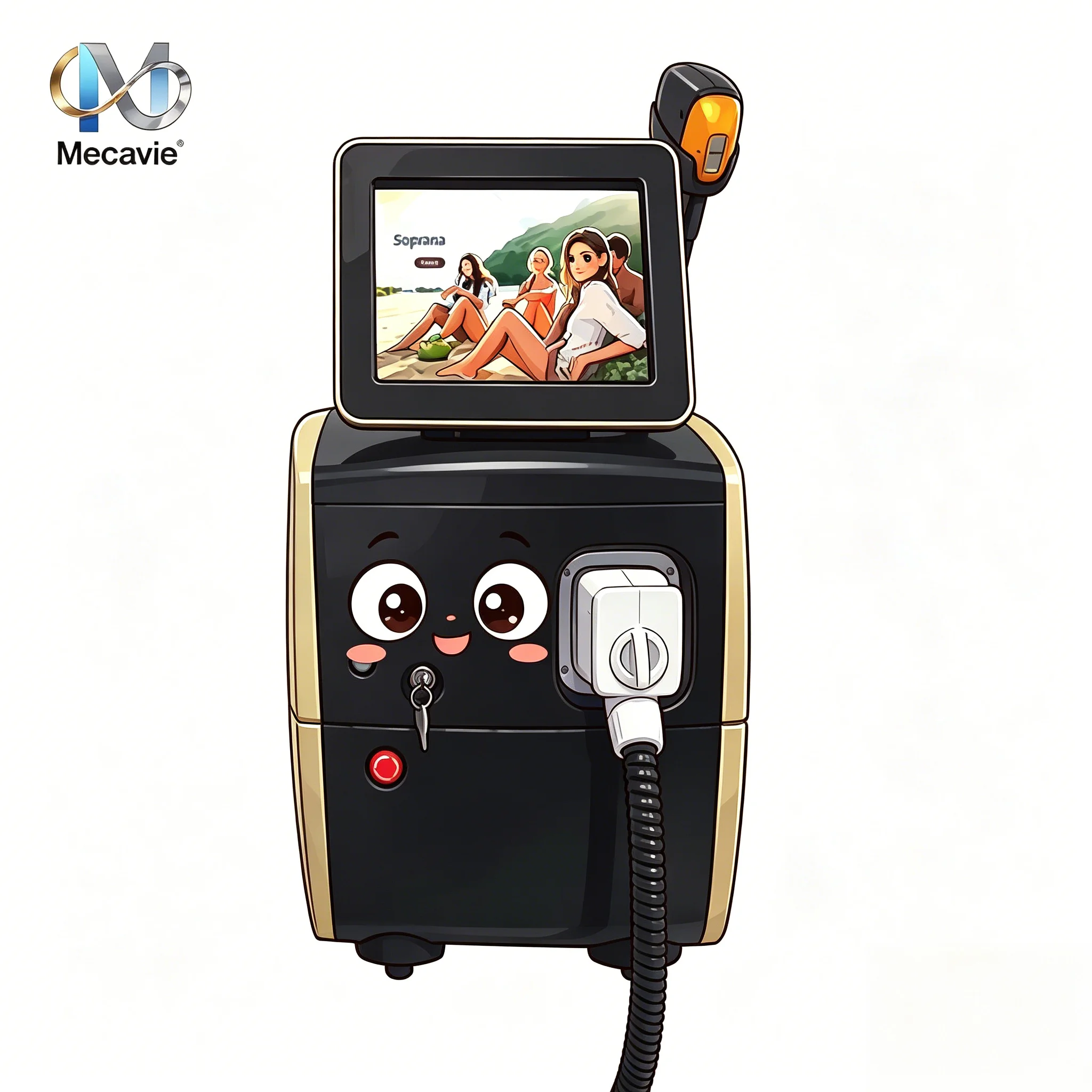 Salon Grade 4000W Diode Laser Hair Removal Machine, 4 Wavelength 755/808/940/1064nm Permanent Painless Epilator, Professional
Salon Grade 4000W Diode Laser Hair Removal Machine, 4 Wavelength 755/808/940/1064nm Permanent Painless Epilator, Professional
