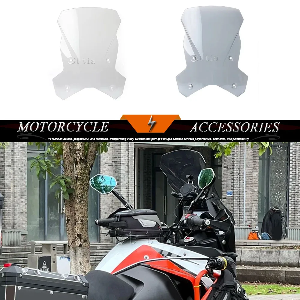 1290 Windscreen Windshield For KTM 1290 Super ADV Adventure R S 2017-2018 2019 thicken Wind Shield Screen Protector Parts