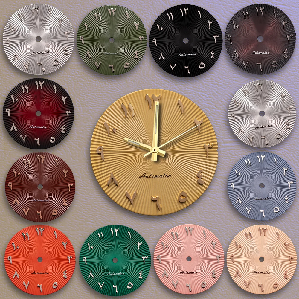 Sell Like Hotcakes 28.5mm S Logo Vertical Arabic Dial Green Noctilucent Fit NH35/NH36 Movement Watch Modification Accessories
Sell Like Hotcakes 28.5mm S Logo Vertical Arabic Dial Green Noctilucent Fit NH35/NH36 Movement Watch Modification Accessories