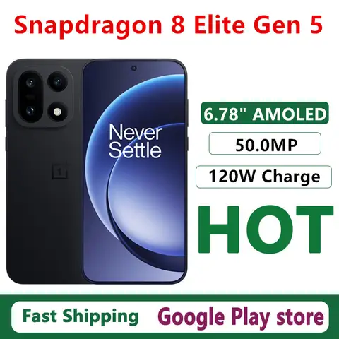 Global Rom Oneplus 15 Mobile Phone 6.78" AMOLED 50.0MP Camera 120W Charge 50.0MP IP69 Waterproof Snapdragon 8 Elite Gen 5 OTA
