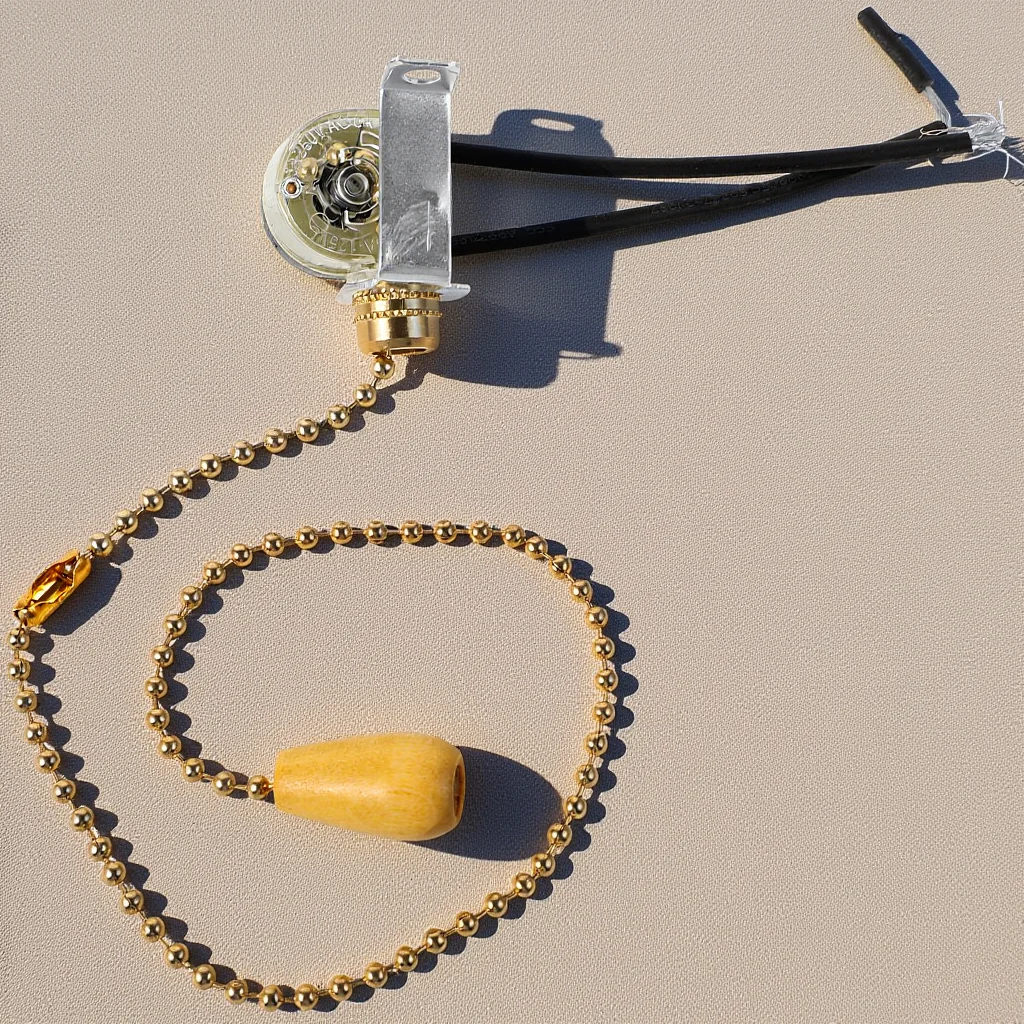 Pull Chain Light Switch Durable Lamp Switch Replacement for Garage Workshop Basement Bathroom Lighting Fixture
Pull Chain Light Switch Durable Lamp Switch Replacement for Garage Workshop Basement Bathroom Lighting Fixture