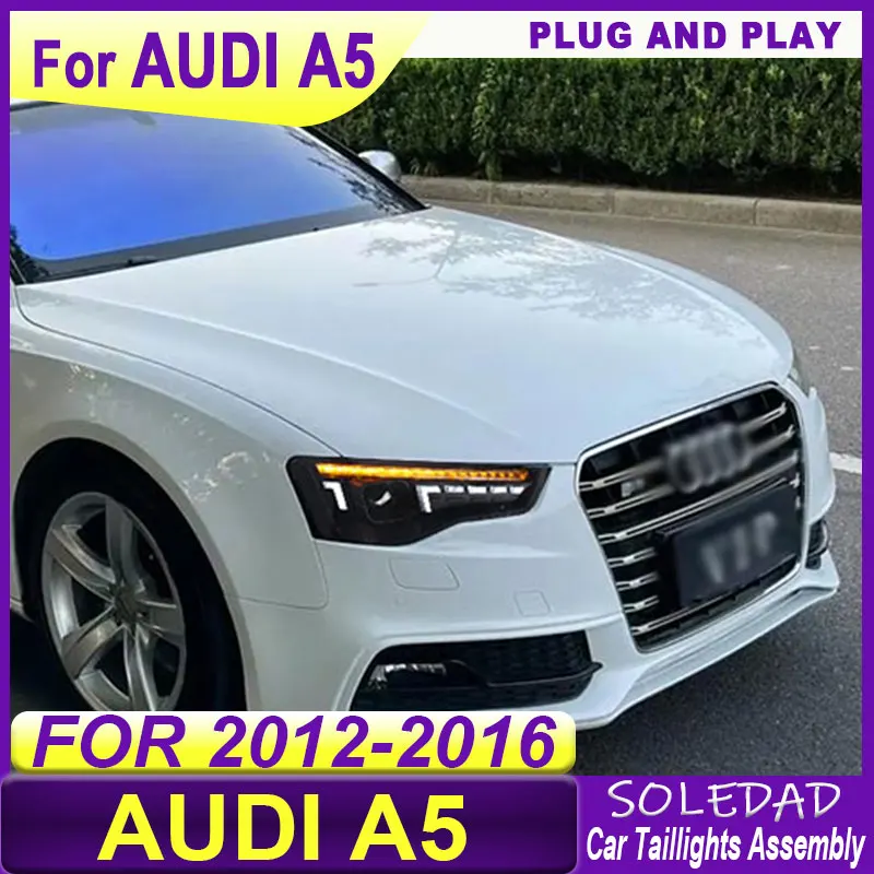 Car LED Headlight Assemblies For Audi A5 2012 2013 2014 2015 2016 DRL Brake Turn Signal Lamp Plug and Play Head lamp Assembly
Car LED Headlight Assemblies For Audi A5 2012 2013 2014 2015 2016 DRL Brake Turn Signal Lamp Plug and Play Head lamp Assembly