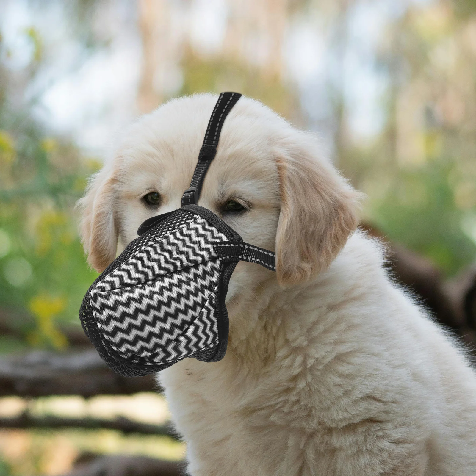 Anti-bite Dog Muzzle Breathable Mesh for Large Dogs Gray Striped Adjustable Design Walking Doggy Muzzle Dog Mouth Protector Pet
Anti-bite Dog Muzzle Breathable Mesh for Large Dogs Gray Striped Adjustable Design Walking Doggy Muzzle Dog Mouth Protector Pet